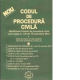 Codul de procedura civila. Modificarea Codului de procedura civila prin Legea 138 din 15 octombrie 2014