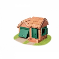 Set de constructie din caramizi - Casa cu garaj - Teifoc
