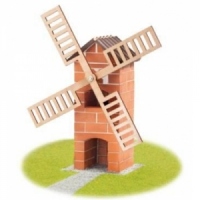 Set de constructie din caramizi - Moara de vant -  Teifoc