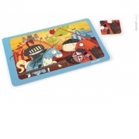 Puzzle Cavalerul Artur (12 piese) - Janod (J07072)