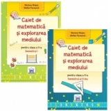 Set Caiete de matematica si explorarea mediului pentru clasa a II-a (Partea I + Partea a II-a)