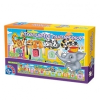 Trenuletul numerelor - Puzzle 32 piese