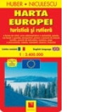 Harta Europei turistica si rutiera
