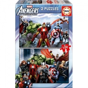 Puzzle Avengers 2x100 piese