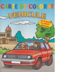 Carte de colorat - vehicule