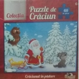 Puzzle 60 piese Craciun - Craciunul in padure