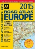 AA Road Atlas Europe 2015