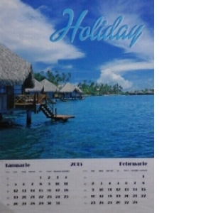 Calendar Holiday 2015 6 file, 30x42 cm, capsat (KI034)