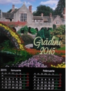 Calendar Gradini 2015 6 file, 30x42 cm, capsat (KI031)