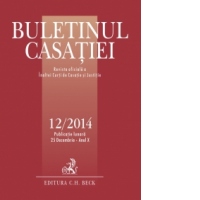 Buletinul Casatiei nr. 12/2014