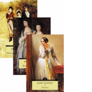 Pachet Jane Austen 3 carti ( Emma, Mandrie si prejudecata, Ratiune si simtire)