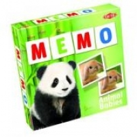 Joc Memo - Pui de animale (verde)