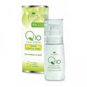 Crema contur ochi Q10 + ceai verde si complex mineral energizant (30 ml)