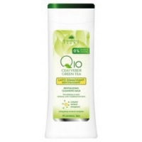 Lapte demachiant antirid Q10 + ceai verde si complex mineral energizant (200 ml)