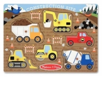 Puzzle lemn santierul de constructii Melissa and Doug