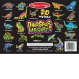 Dinozauri din lemn cu magneti Melissa and Doug