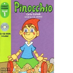 Pinocchio Primary Readers level 1 with CD