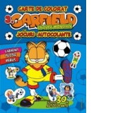Garfield la Cupa Mondiala - Carte de colorat cu jocuri si autocolante