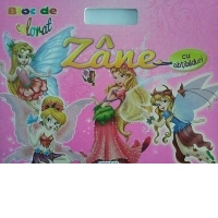 Bloc de colorat Zane - cu abtibilduri