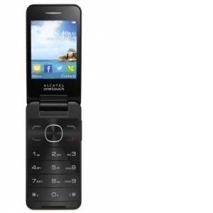 Telefon mobil Alcatel 2012D Sesame flip phone (Soft gold)