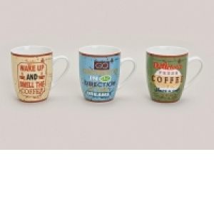 Cana ceramica pentru cafea (3 modele disponibile)