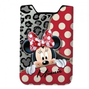 Husa telefon mobil Disney Minnie Mouse-Zipper