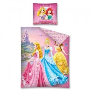 Lenjerie de pat pentru copii Disney Princess