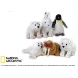 Jucarie din plus National Geographic Animal Polar 17 cm