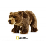 Jucarie din plus National Geographic Urs Grizzly 30 cm