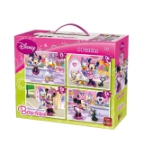 Puzzle 4 in 1 Minnie Mouse (12,16,20,24 piese)