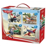 Puzzle 4 in 1 Planes (12,16,20,24 piese)