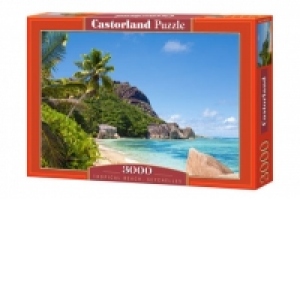 Puzzle 3000 piese Tropical Beach Seychelles 300228