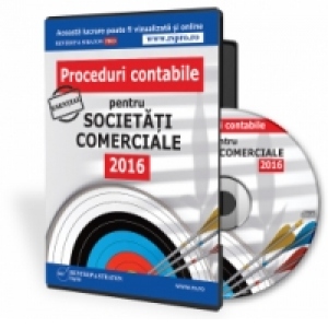 CD Proceduri contabile pentru societati comerciale 2016