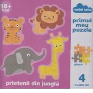Primul meu puzzle - Prietenii din jungla