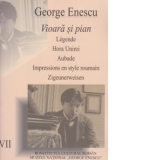 Caiete George Enescu (volumul 7) Vioara si pian