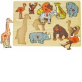 Puzzle - Jungla animalelor vesele
