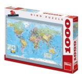 Harta politica a lumii (1000 piese) - Puzzle