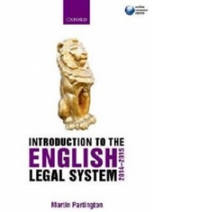 Introduction to the English Legal System 2014-2015