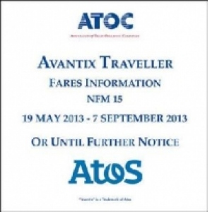 Avantix Traveller Fares Information NFM 15