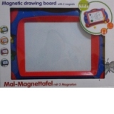 Placa magnetica pentru desenat cu doi magneti, 26,6 x 32,5 cm