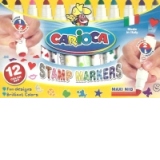 Carioca Special Double Tip Stamp Markers (12 color set )
