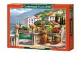 Puzzle 2000 piese A Peaceful Oasis on the Lake Como 200450