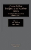 Cumulative Subject and Author Index