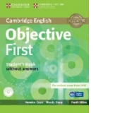 Objective First Student s Book Without Answers with CD-ROM