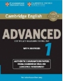 Cambridge English Advanced 1 for Revised Exam from 2015 Stud