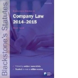 Blackstone's Statutes on Company Law 2014-2015