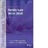 Blackstone's Statutes on Family Law 2014-2015