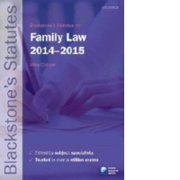 Blackstone's Statutes on Family Law 2014-2015