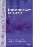 Blackstone's Statutes on Employment Law 2014-2015