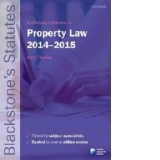 Blackstone's Statutes on Property Law 2014-2015